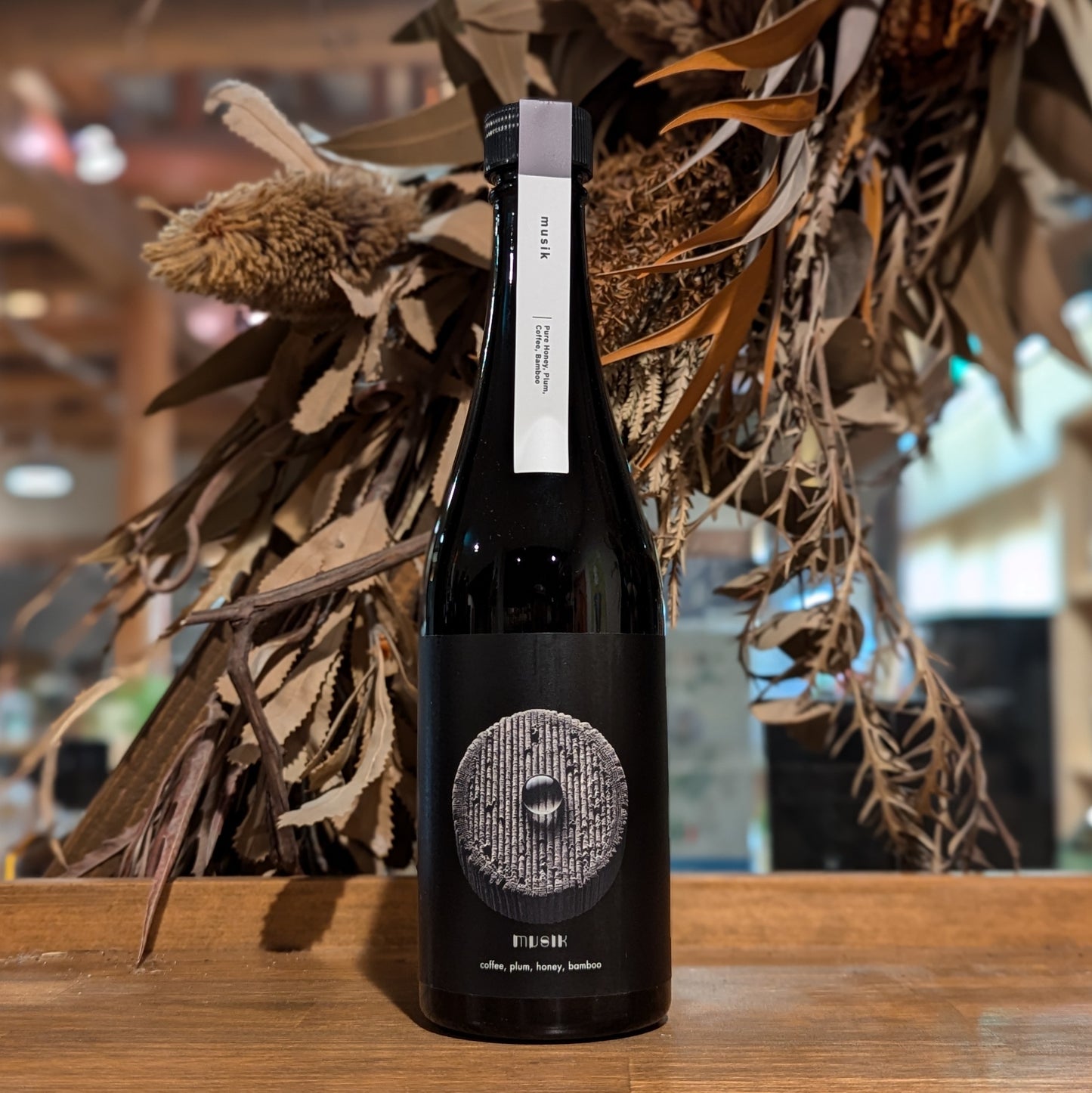 musik コーヒーとプラムと竹炭のミード