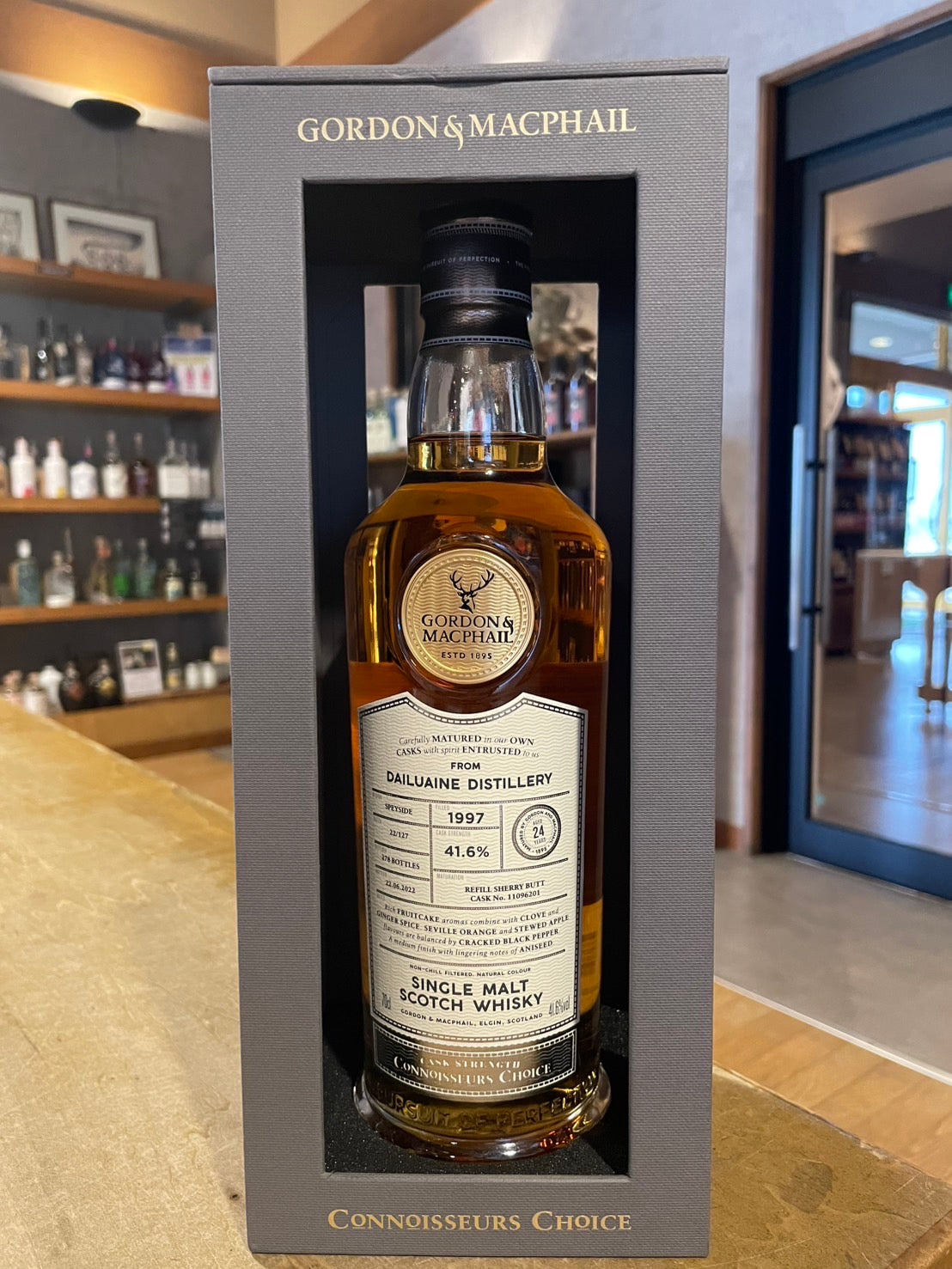 ゴードン＆マクファイル  コニサーズチョイス カスクストレングス　ダルユーイン 1997年 24yo