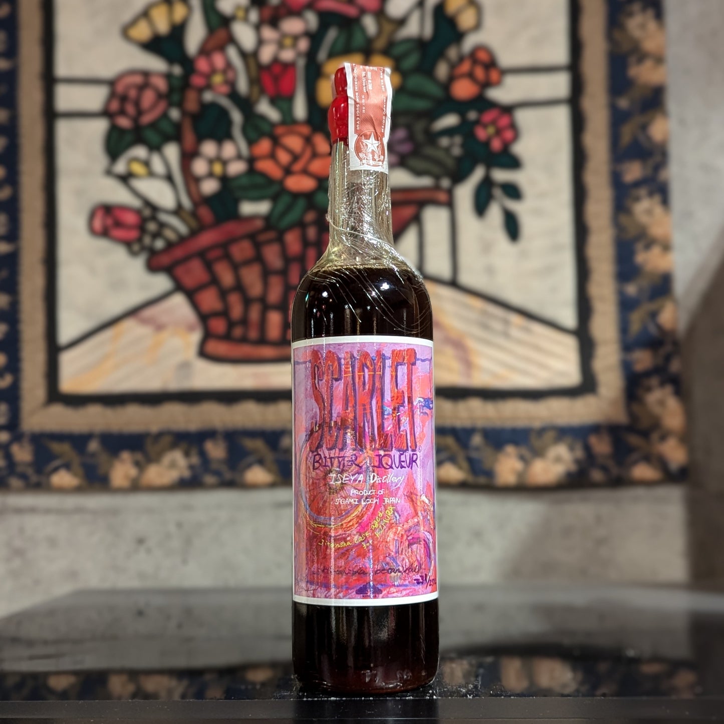 Single Cask SCARLET Bitter liqueur aged  by自転車cask for KIMURA